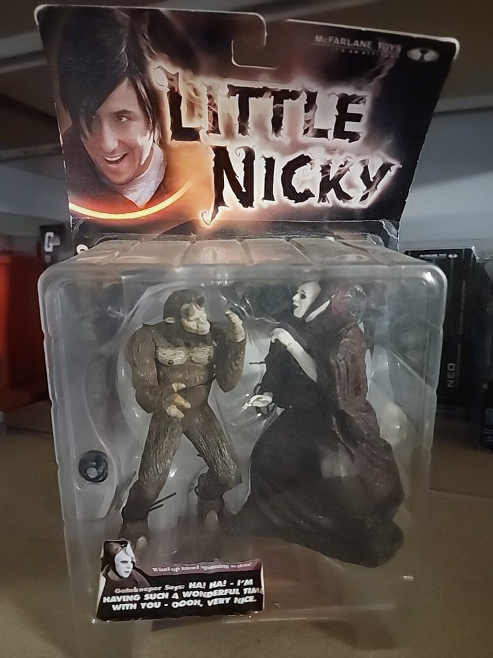 Little Nicky GATEKEEPER & GARY THE MONSTER 6" McFarlane Figures 2000 PLEASE READ